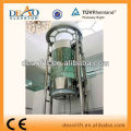 Panoramic hydraulic elevator